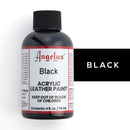 Angelus Leather Paint 4 fl. oz. - Black — 1
