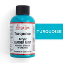 Angelus Leather Paint 4 fl. oz. - Turquoise — 1