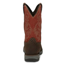 Tony Lamas Men's Footwear Work Junction 11" Waterproof Steel Toe Work Boot Color Chocolate Brown image 1