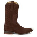 Tony Lamas Boots Men's Western Amado 12" Suede  Color Deep Coffe image 2
