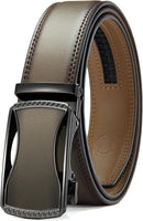 CHAOREN Men's Leather Ratchet Belt | Elmwood | 35mm — 1