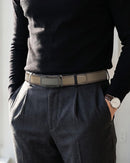 CHAOREN Men's Leather Ratchet Belt | Elmwood | 35mm — 2