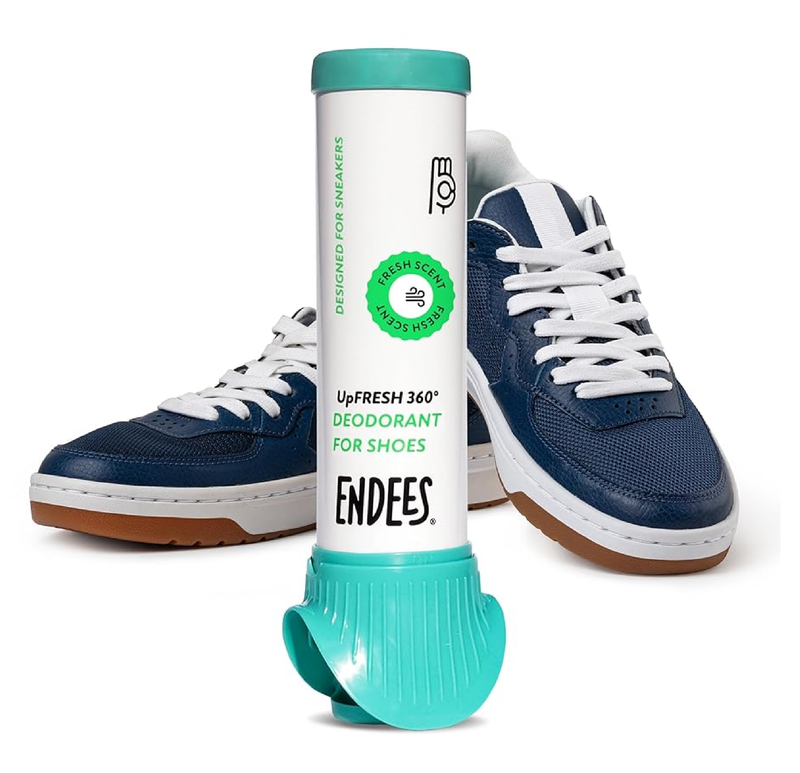 endees UpFresh 360° Shoe Deodorizer Spray - Foot Odor Eliminator Shoe Spray for Smelly Shoes, Feet, Sneakers, Boots, Athletes Gym Bags, Stinky Smell Elimination Deodorant,