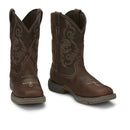 Tony Lamas Men's Footwear Work Junction 11" Work Boot Color Dark Brown image 0