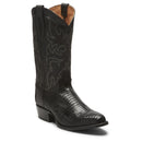 Tony Lamas Boots Men's Footwear  Nacogdoches 13" Teju Lizzard Color Black image 1