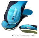 Plantar Fasciitis Insoles for Men & Women - Orthotic Shoe Inserts for Arch Support, Heel Pain Relief & Comfort