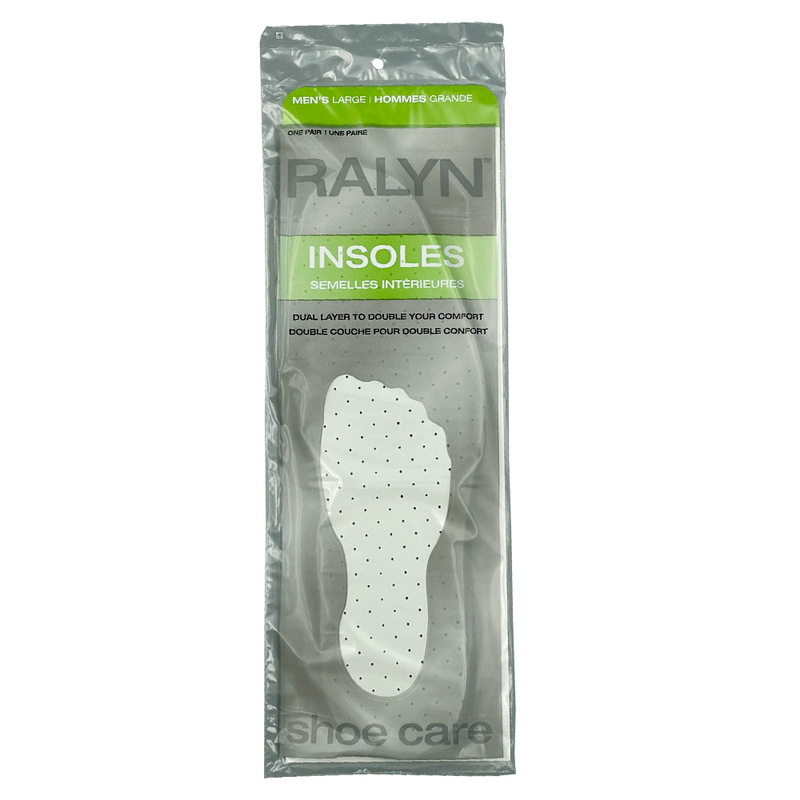 RALYN PERFORATED FOAM INSOLES RETAIL PACKAGED