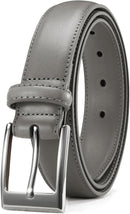CHAOREN Mens Leather Gift Belt | Grey | 1 1/8" — 1