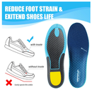 Carbon Fiber Shock-Absorbing Insole with Arch Support is Suitable for Basketball,