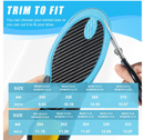 Carbon Fiber Shock-Absorbing Insole with Arch Support is Suitable for Basketball,
