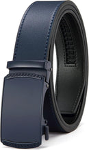 CHAOREN Men's Leather Ratchet Belt | Imperial / Blue | 35mm — 1