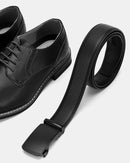CHAOREN Men's Leather Ratchet Belt | Imperial / Nickel Free Black | 35mm — 4