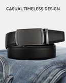 CHAOREN Men's Leather Ratchet Belt | Imperial Oxygen / Black | 35mm — 5