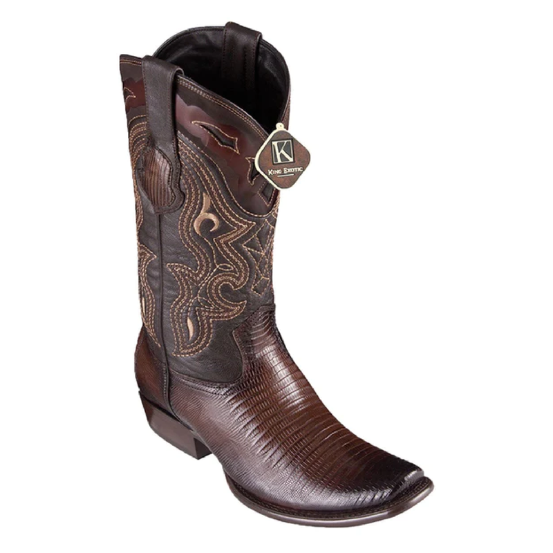 King Exotic Men's 4790716 /Style Dubai Boot/ Teju Boots/ Color Sande Brown