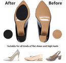 24Pcs Non-Skid Shoe Pads, No Slip Shoe Grips for High Heels, Self-Adhesive Non-Slip Shoes Pads, Wear-Resistant Rubber Sole,