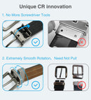 CHAOREN Reversible Belt Men | Light Brown/Black Width 38mm | 38mm Dress Belt — 3