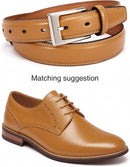 CHAOREN Mens Leather Gift Belt | Light Tan | 1 1/8" — 3