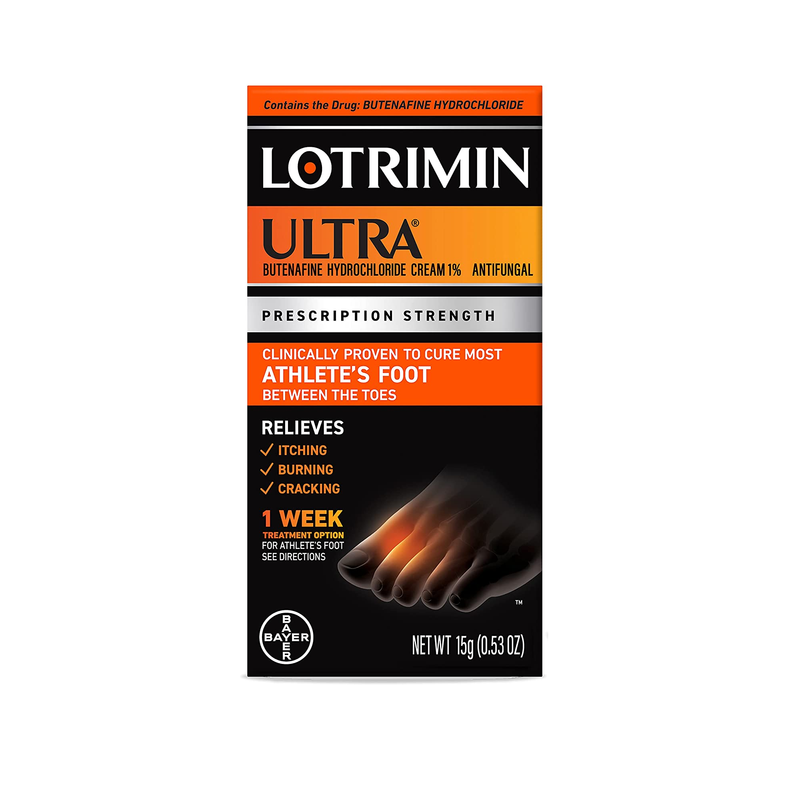 Lotrimin Ultra 1 Week Athlete's Foot Treatment Prescription Strength Butenafine Hydrochloride