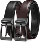 CHAOREN Reversible Belt Men | Mahogany/Black | 1.25" Dress Belt — 1