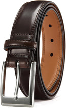 CHAOREN Mens Leather Gift Belt | Mahogany | 1 1/8" — 1