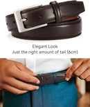 CHAOREN Mens Leather Gift Belt | Mahogany | 1 1/8" — 5