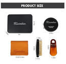 MAXIMILIAN Professional Shoe Care Kit, Cleaning Set with Polish and Brush