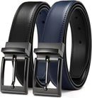 CHAOREN Reversible Belt Men | Navy/Black | 1.25" Dress Belt — 1