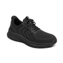 Orthofeet 20018 Tilos Athletic Hands Free Black Men's Shoe | Style 20018