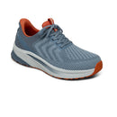 Orthofeet 20024 Tilos Athletic Hands Free Blue/Organge Men's Shoe | Style 20024