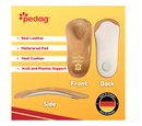 Pedag Holiday | 3/4 Length Sheepskin Orthotic Inserts | Handmade in Germany