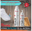 pedag Leather/Suede/Nubuck/Textile Cleaner and Conditioner with Waterproofing Kit, 250 ml/150 ml, 3 Count