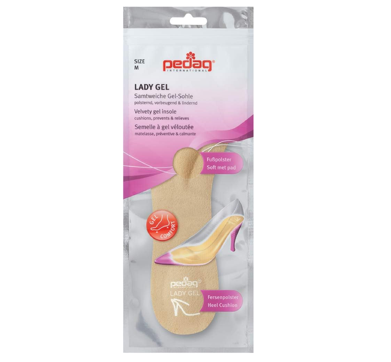 Pedag Lady Gel | Made in Germany | Ultra Thin Gel Insole