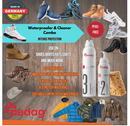 pedag Leather/Suede/Nubuck/Textile Cleaner and Conditioner with Waterproofing Kit, 250 ml/150 ml, 3 Count