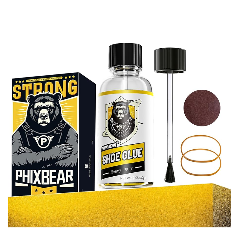 Professional Grade Shoe Glue Repair Adhesive, Heavy Duty Shoe Goo: Low Odor, No White, No Hard, 1.05 fl oz