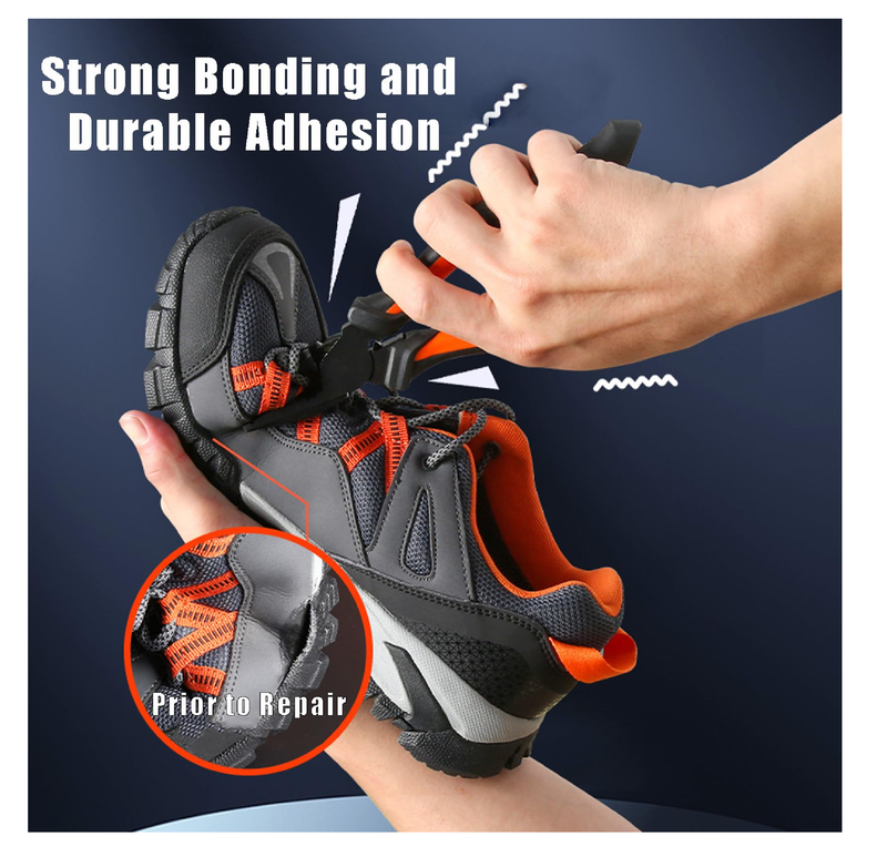 Professional Grade Shoe Glue Repair Adhesive, Heavy Duty Shoe Goo: Low Odor, No White, No Hard, 1.05 fl oz