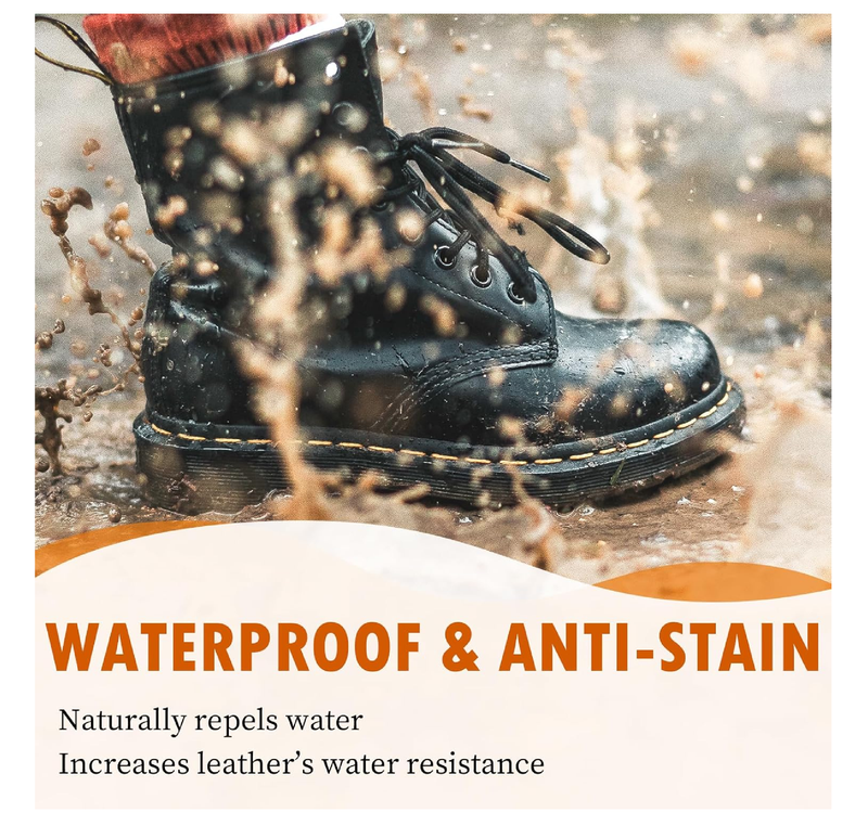 Mink Oil Paste Leather Conditioner Boots Wax Waterproof Smooth Couch Purse Shoes Bag Jacket Soft Polish