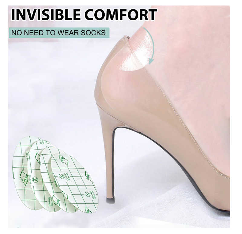 Zealburst Self Adhesive Invisible Heel Anti-Wear Sticker, Waterproof Anti Wear Foot Care Heel Protection Pad,