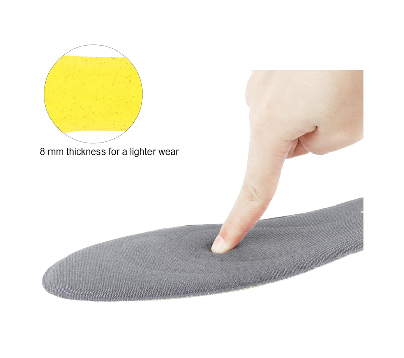riemot 2 Pairs Memory Foam Insoles for Women Replacement Shoe Inserts for Work Boot,Sneaker,Comfort Cushion