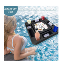 seewavom Floating Game Drink Holder or Card Table Tray for Swimming Pools Beach Party Accessories Floating Tray for Drink and Game