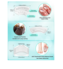 10PCS High Heel Comfort Pad Inserts, Silicone Shoe Cushion Insoles Heel Grips Liner Metatarsal Pads for Women