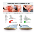 SOLE Performance Thin Plantar Fasciitis Insoles, Men & Women - Arch Support Inserts