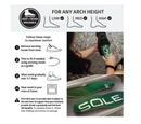 SOLE Everyday Plantar Fasciitis Insoles, Men & Women - Arch Support Inserts for Foot Health and Heel Pain Relief,