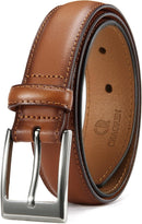 CHAOREN Mens Leather Gift Belt | Tan | 1 1/8" — 1