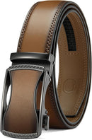 CHAOREN Men's Leather Ratchet Belt | Tawny | 35mm — 1