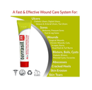 Terrasil Wound Care - 3X Faster Healing Infection Protection Ointment for bed sores pressure sores diabetic wounds ulcers cuts scrapes and burns 14 gram tube