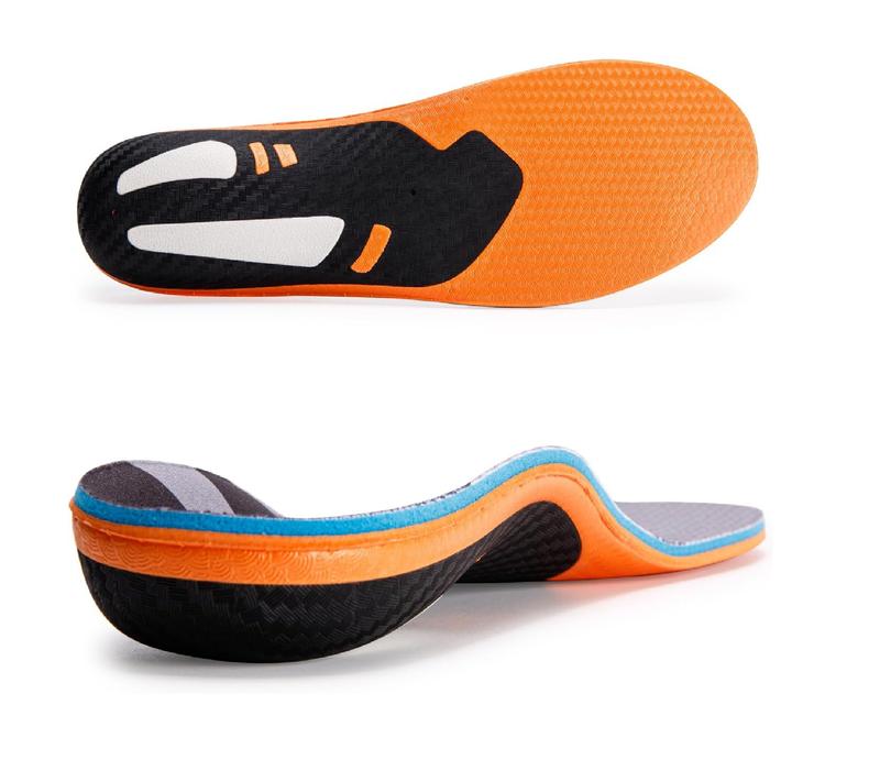 Walkomfy Heavy Duty Support Pain Relief Orthotics - 210+ lbs Plantar Fasciitis High Arch Support Insoles