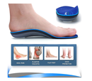 Walkomfy Heavy Duty Support Pain Relief Orthotics - 210+ lbs Plantar Fasciitis High Arch Support Insoles