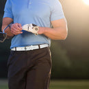 CHAOREN Mens Leather Belt 35mm for Jeans | White H / Black — 2