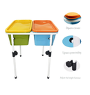 zozvo Adjustable Plastic Play Bucket Easy to Install Beach Bucket Exercise Hands on Ability