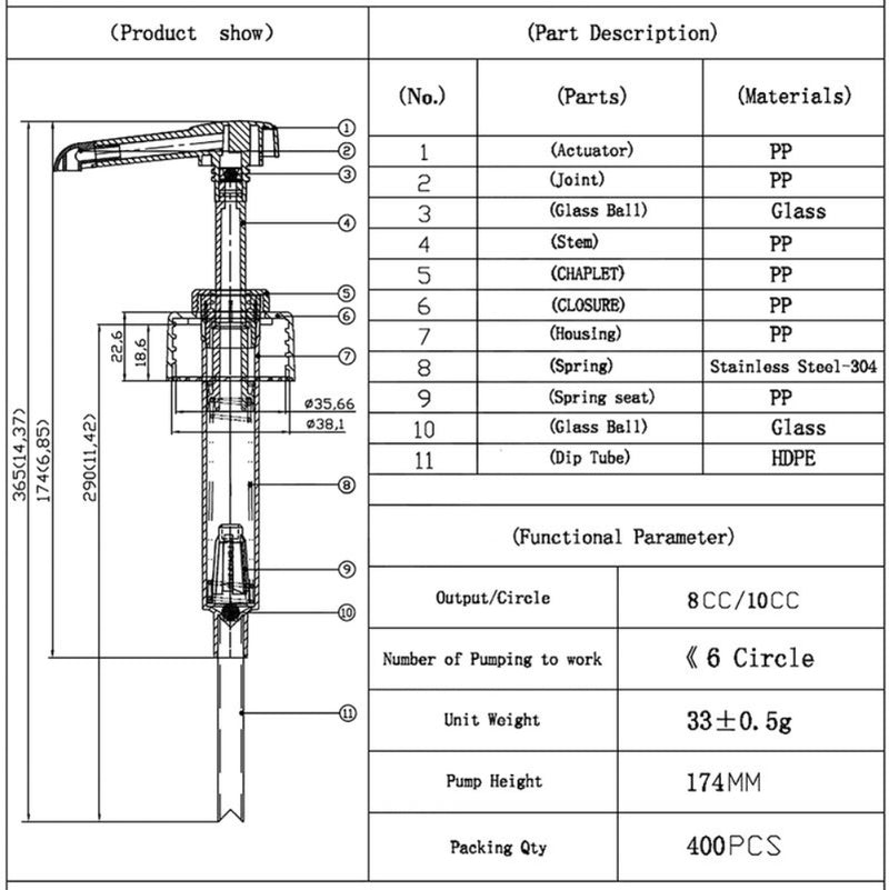 1-Gallon Dispenser Pump